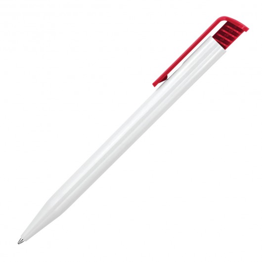 Dover Plastic Pens White red